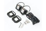 SCORPION ALPHA SPOT BEAM LED LIGHTS WITH SURFACE AND FLUSH MOUNT KIT